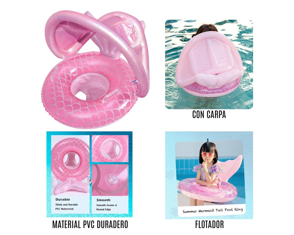 Miniatura 2 de FLOTADOR SIRENA CON CARPA